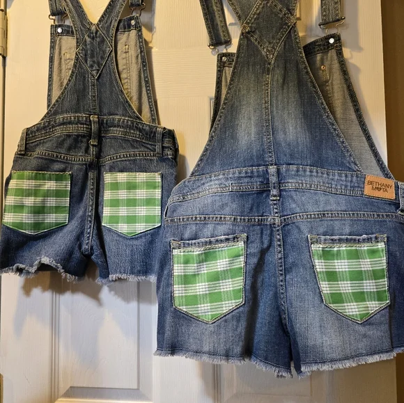 Upcycled Matching **Child / (girl's)** Overalls - Picture 5 of 5